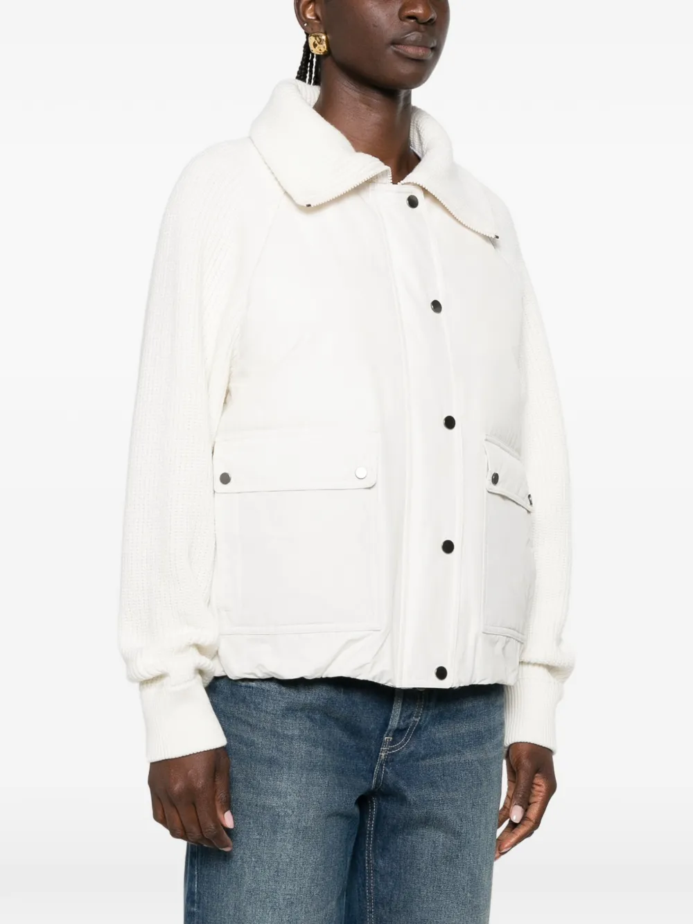 Brunello Cucinelli Jack met lange mouwen Wit