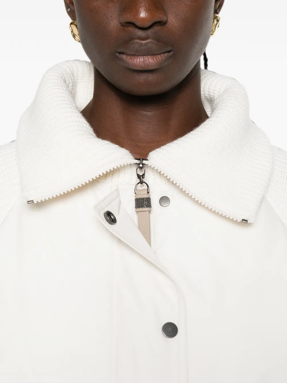 Brunello Cucinelli Jack met lange mouwen Wit