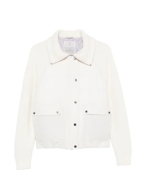 Brunello Cucinelli long-sleeve quilted jacket