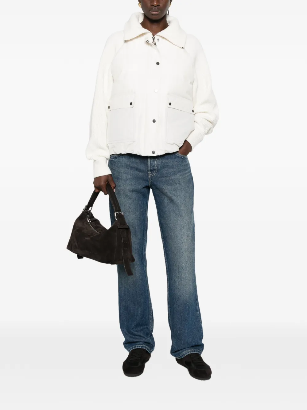 Brunello Cucinelli Jack met lange mouwen Wit