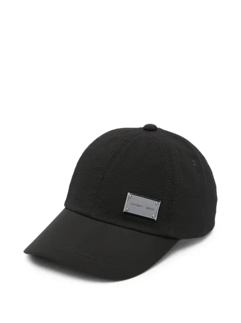 Emporio Armani logo-plaque baseball cap