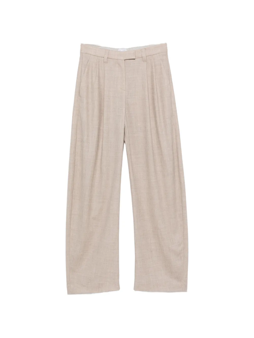 Brunello Cucinelli pleated pocket trousers - Nude