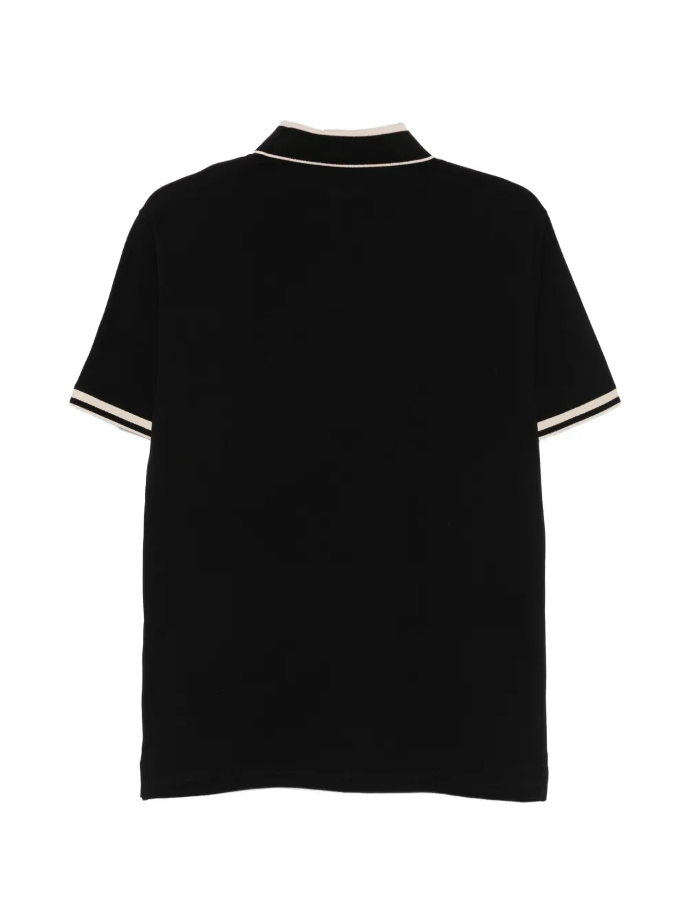 Emporio Armani Poloshirt met geborduurd logo Zwart