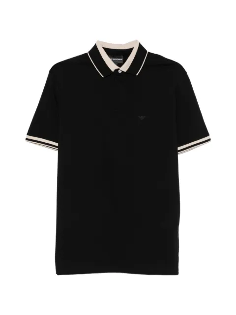 Emporio Armani playera tipo polo con logo bordado