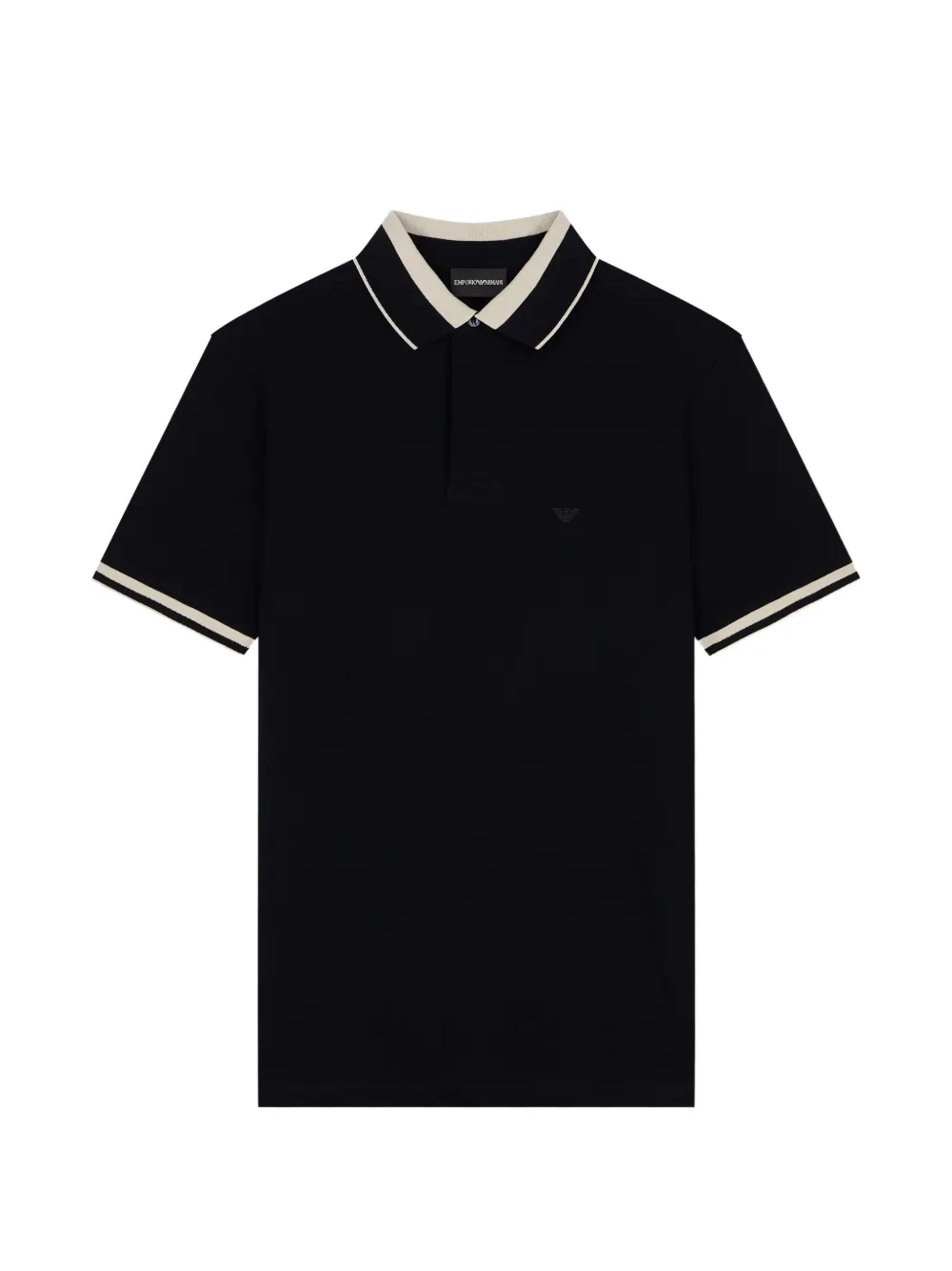 Emporio Armani logo-embroidered polo shirt