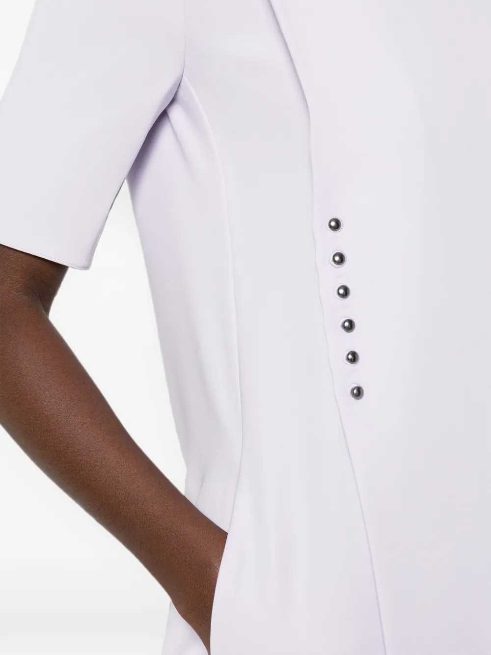 Emporio Armani Mini-jurk met studs Paars