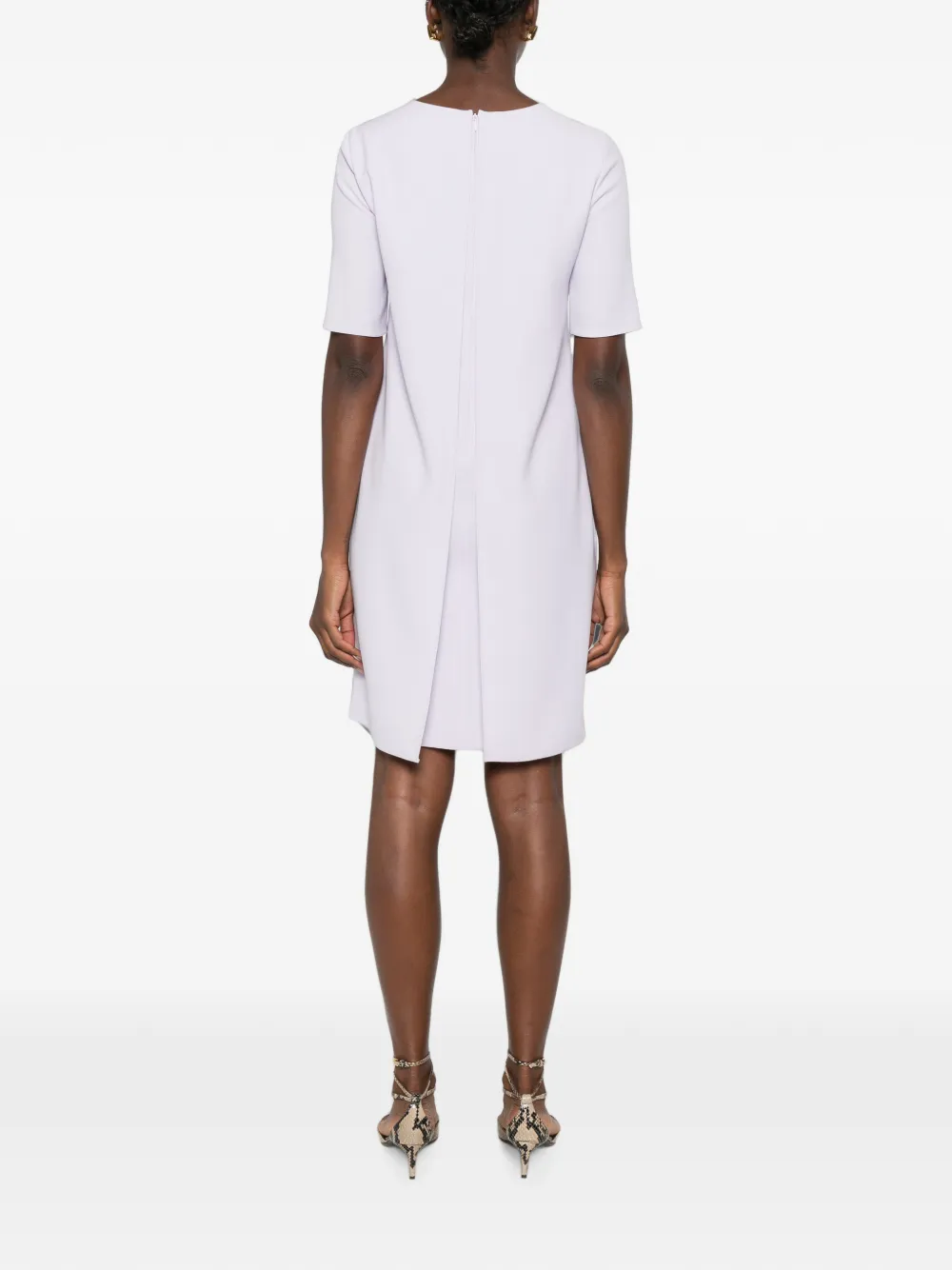 Emporio Armani Mini-jurk met studs Paars