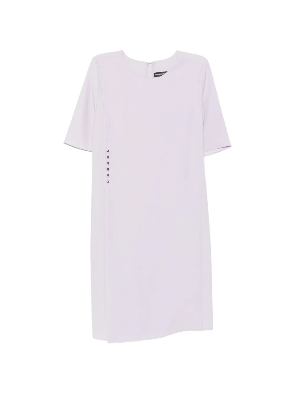 Emporio Armani Abito corto con borchie - Viola