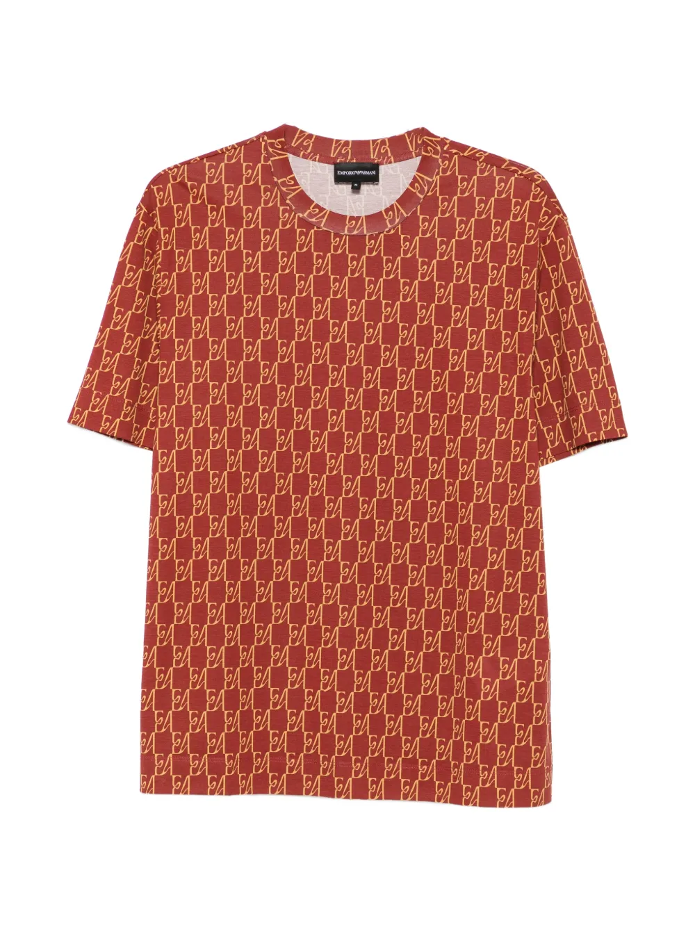 Emporio Armani logo-print T-shirt - Rosso