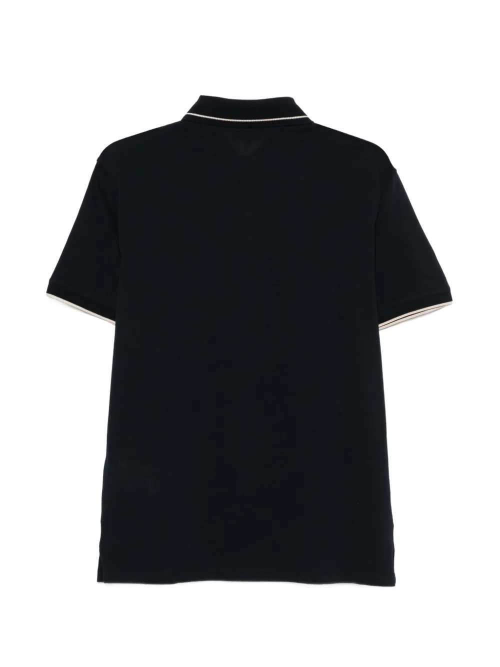 Emporio Armani Poloshirt met contrasterende afwerking Blauw