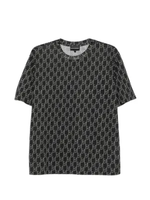 Alexander Wang エンボスロゴ Tシャツ | グレー | FARFETCH JP