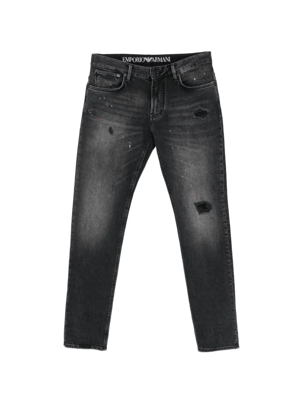 Emporio Armani Jeans con effetto vissuto - Grigio