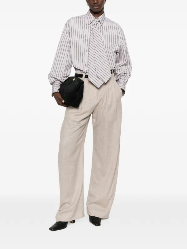 Brunello Cucinelli ストライプ シャツ | ニュートラル | FARFETCH JP