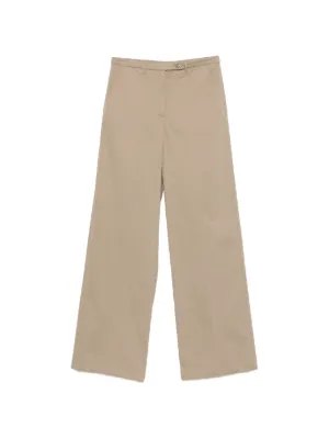 MM6 Maison Margiela プリーツ ワイドパンツ | ニュートラル | FARFETCH JP