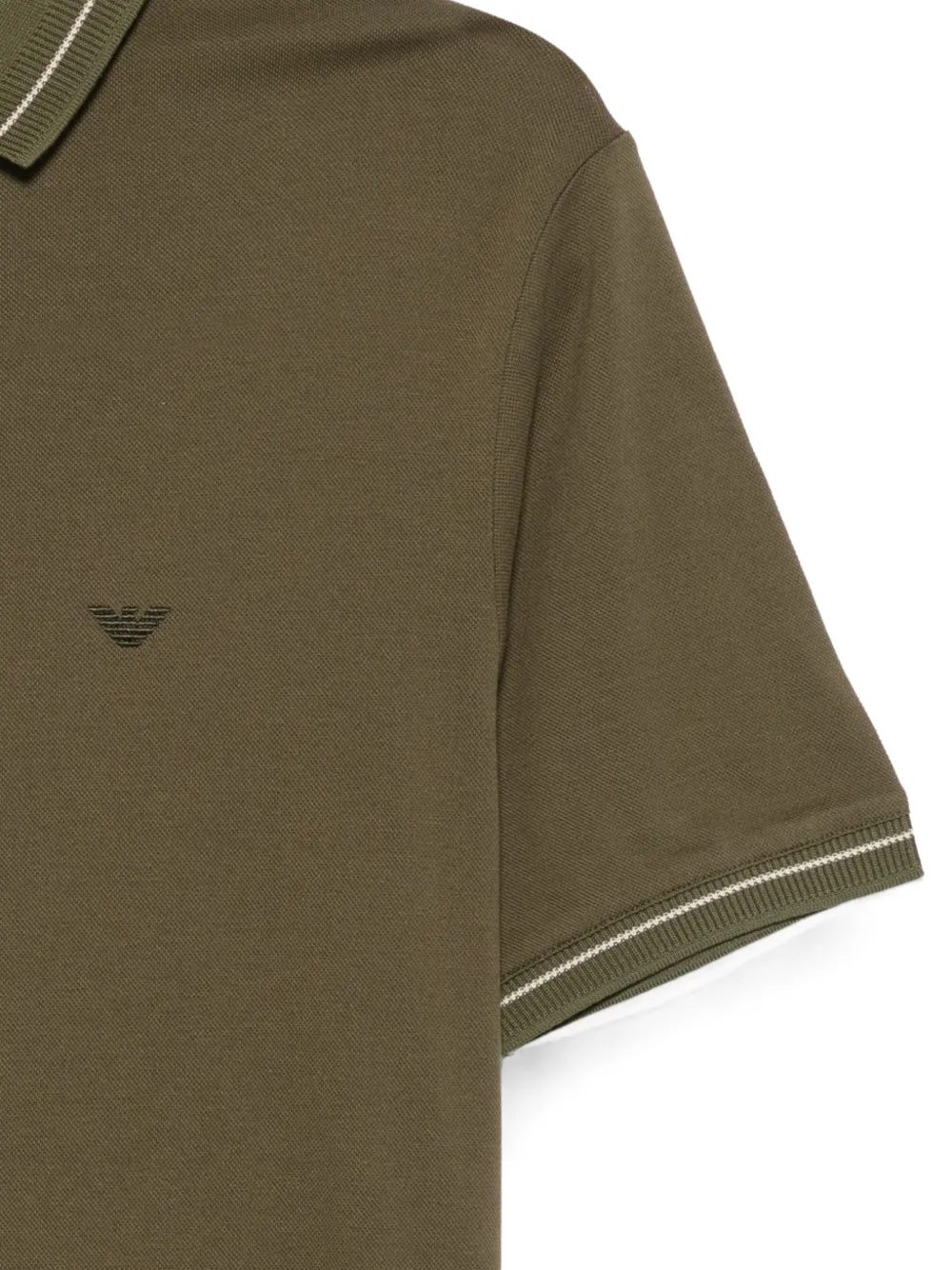 Emporio Armani Poloshirt met geborduurd logo Groen