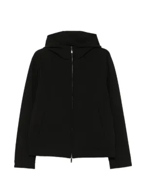 Emporio Armani Hooded zip-up Jacket | Blue | FARFETCH AO