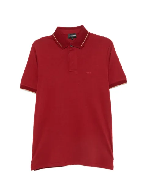 Emporio Armani playera tipo polo con logo bordado