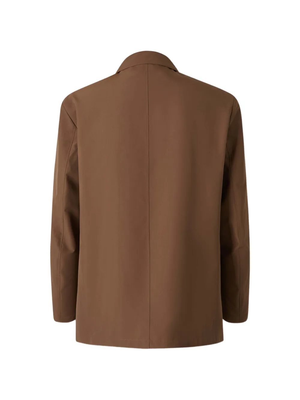 Jil Sander Button-up jack met gekerfde revers Bruin