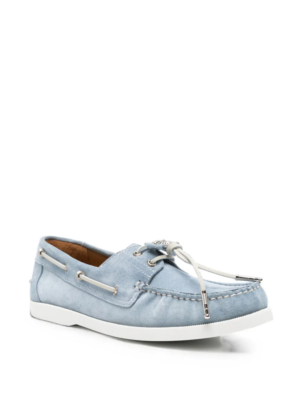 Toga Virilis Suède bootschoenen met verfraaiing Blauw