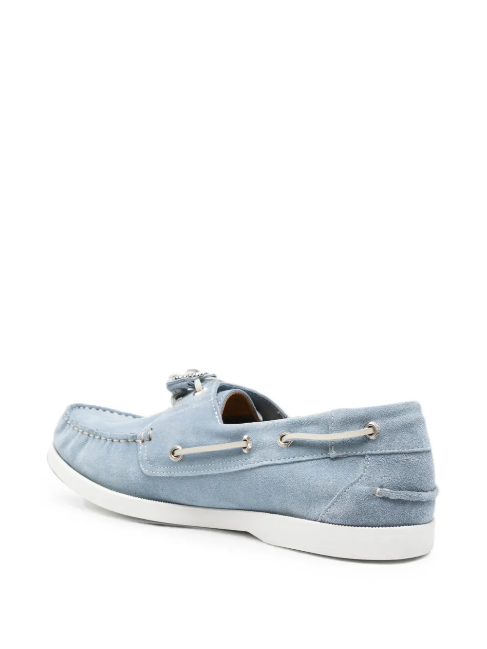 Toga Virilis Suède bootschoenen met verfraaiing Blauw