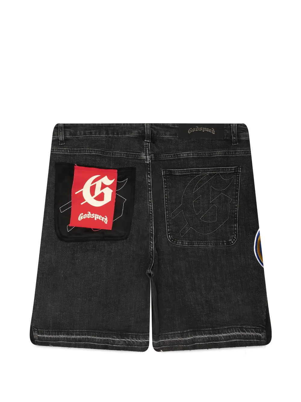 GODSPEED Denim shorts Zwart