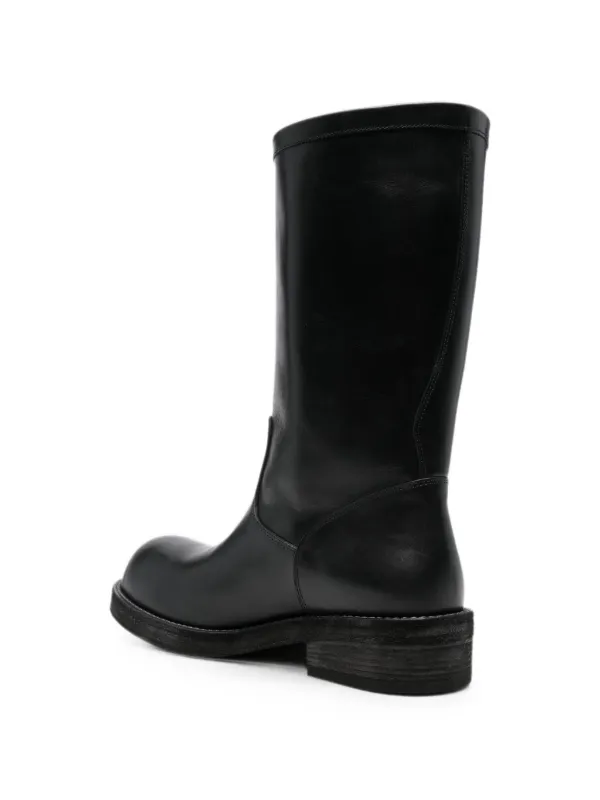Ann Demeulemeester Neldor buckle-detail Leather Boots | Black