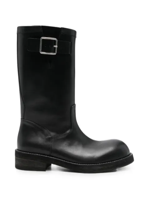Ann Demeulemeester Neldor buckle-detail leather boots
