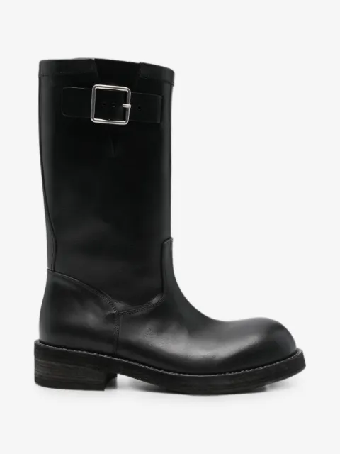 Ann Demeulemeester Neldor buckle-detail leather boots