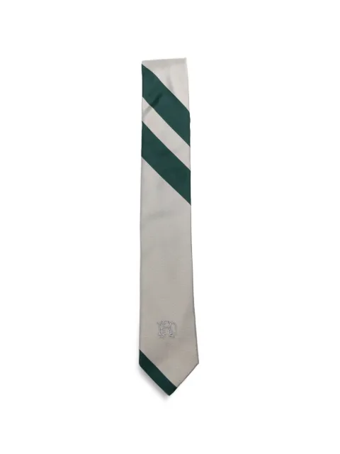 Enfants Riches Déprimés striped embroidered-logo tie