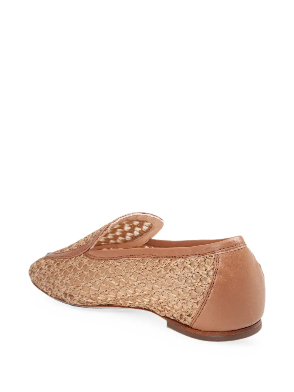 AGL Harper perforated loafers Beige