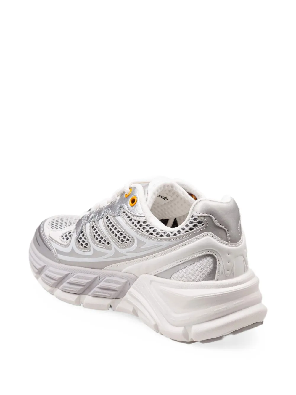 Barracuda Round-One sneakers met mesh vlak Wit