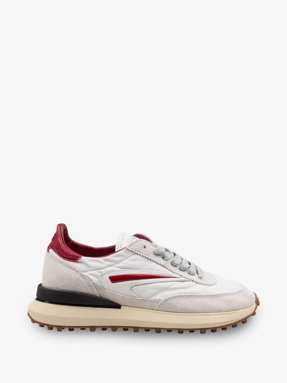 D.A.T.E. Atleta Sneakers mit Wildledereinsatz | Weiß | Image 1