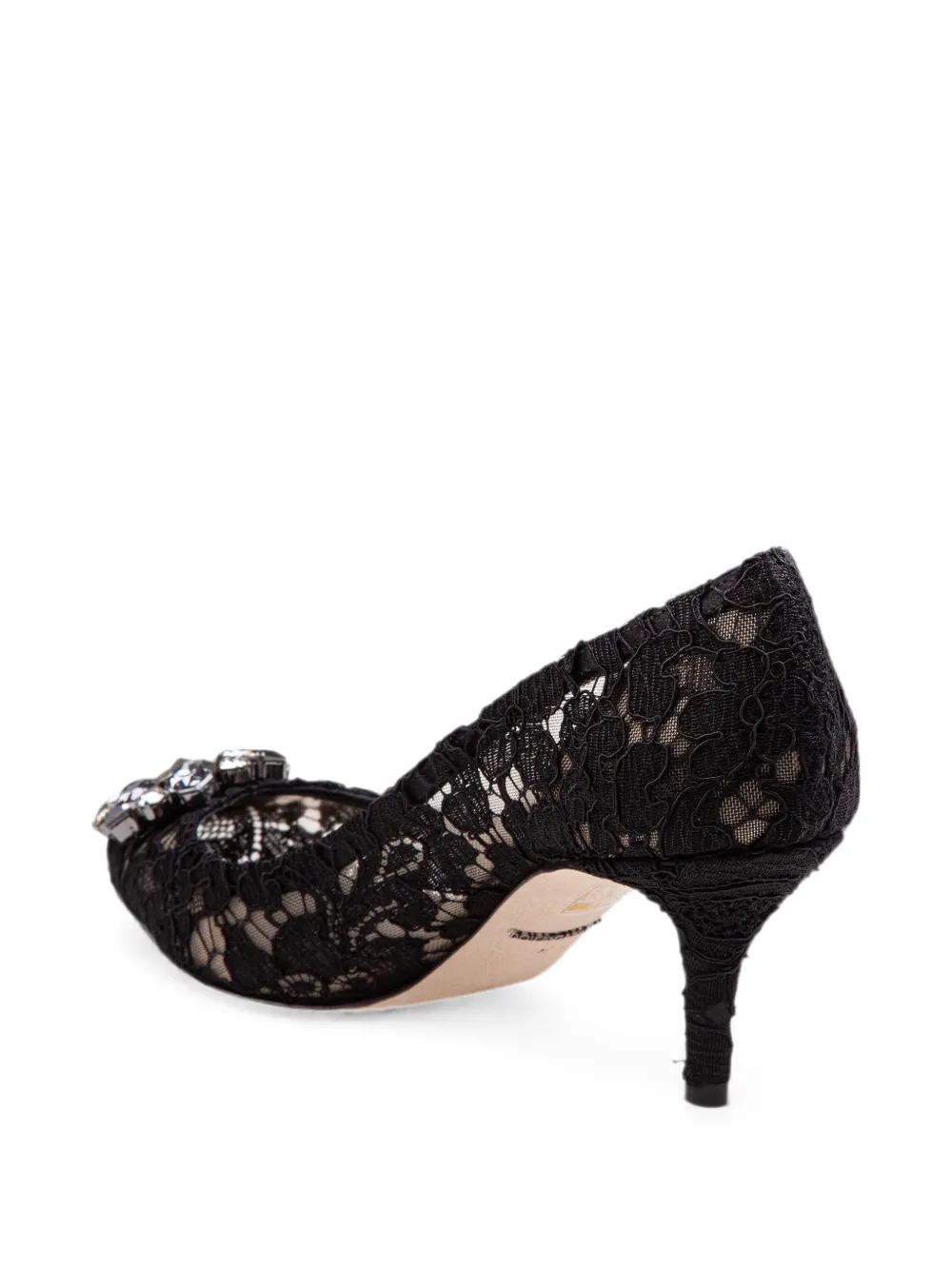Dolce & Gabbana Bellucci Taormina lace pumps Zwart