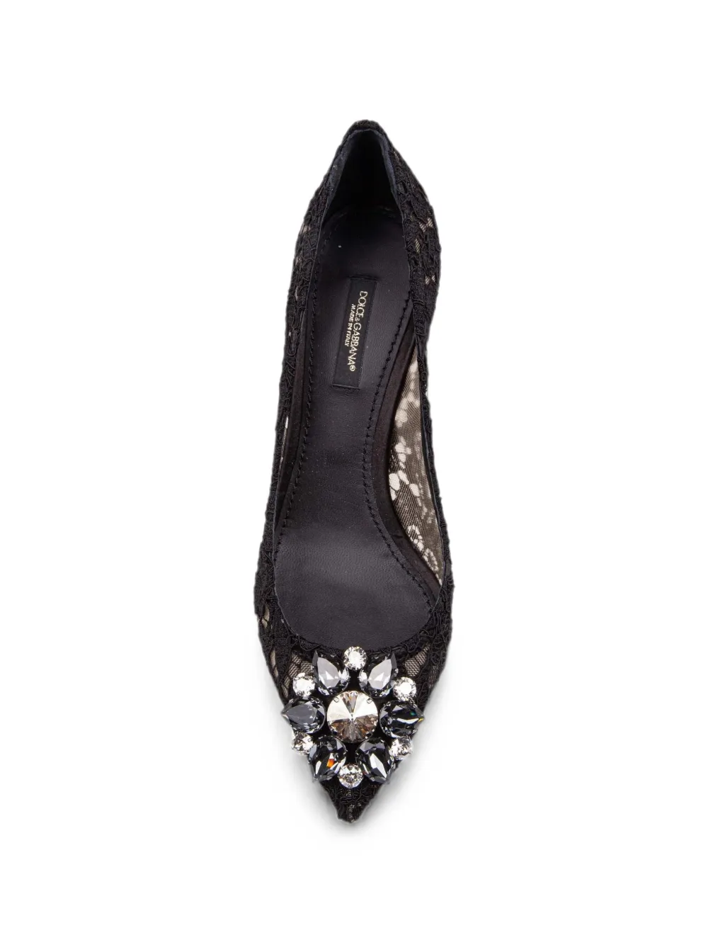 Dolce & Gabbana Bellucci Taormina lace pumps Zwart