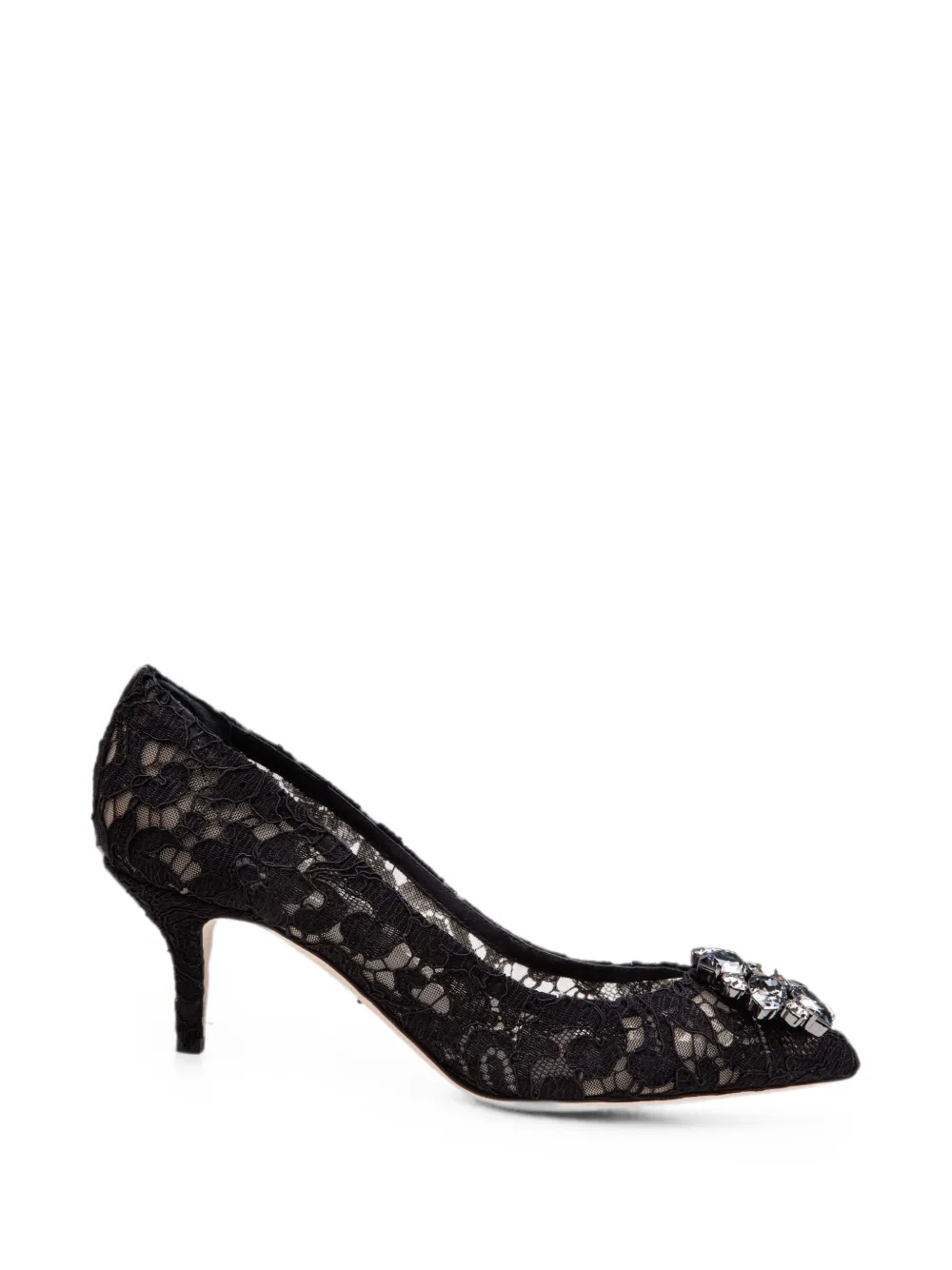 Dolce & Gabbana Bellucci Taormina lace pumps Zwart
