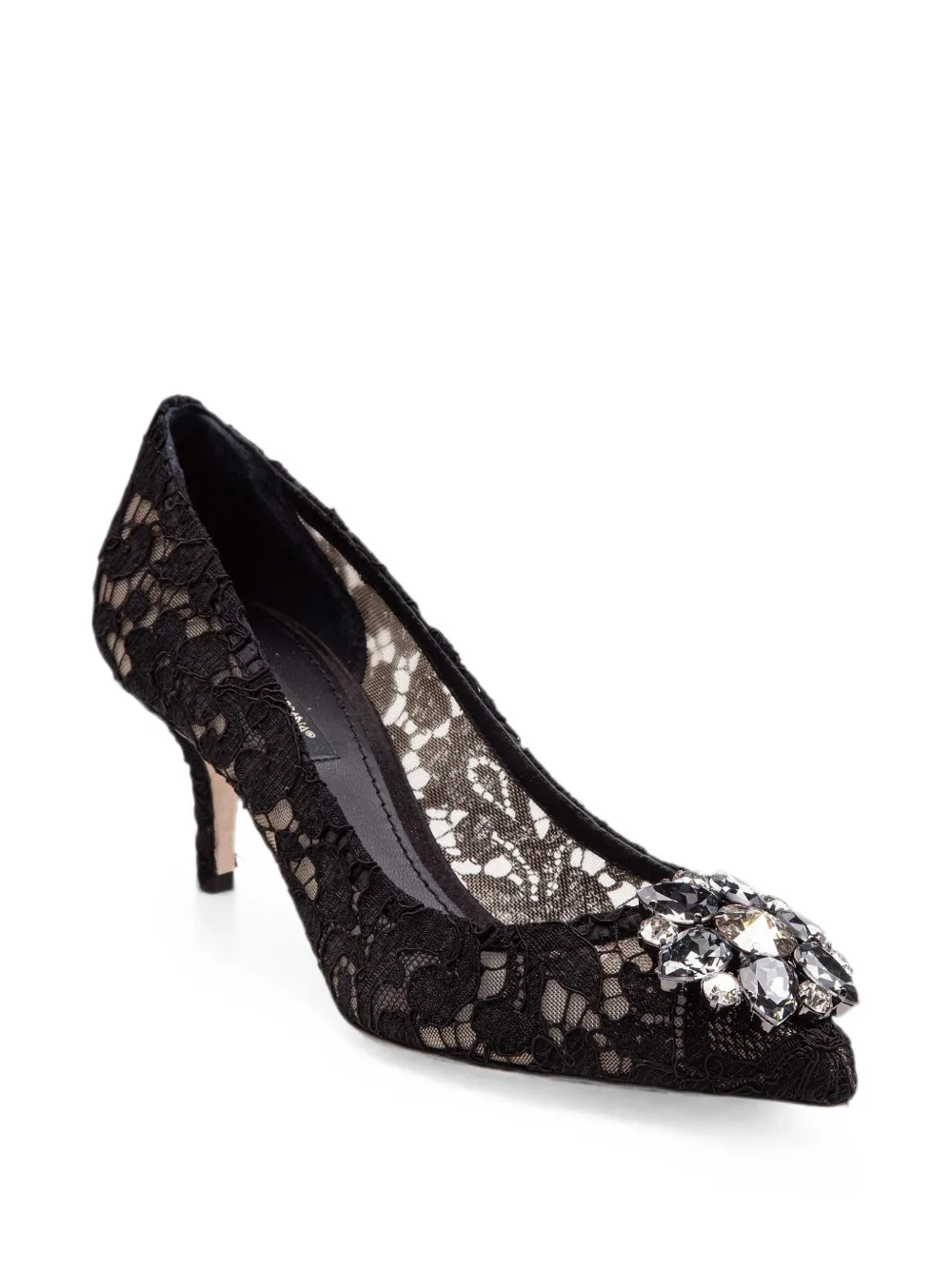 Dolce & Gabbana Bellucci Taormina lace pumps Zwart