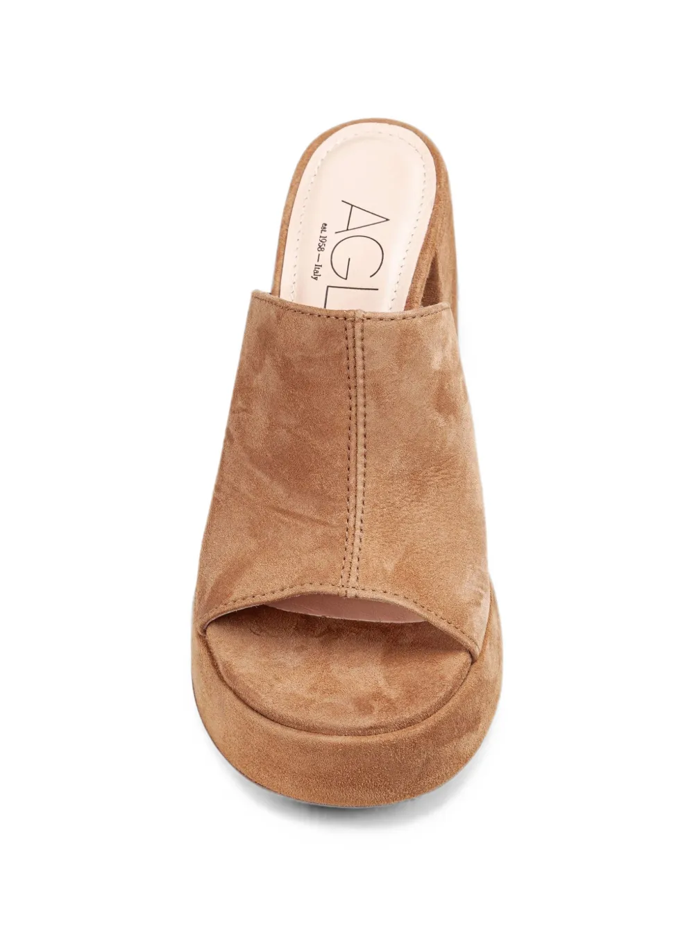 AGL Clio suede platform mules Bruin