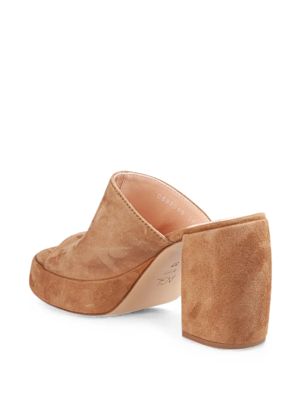 AGL Clio suede platform mules Bruin