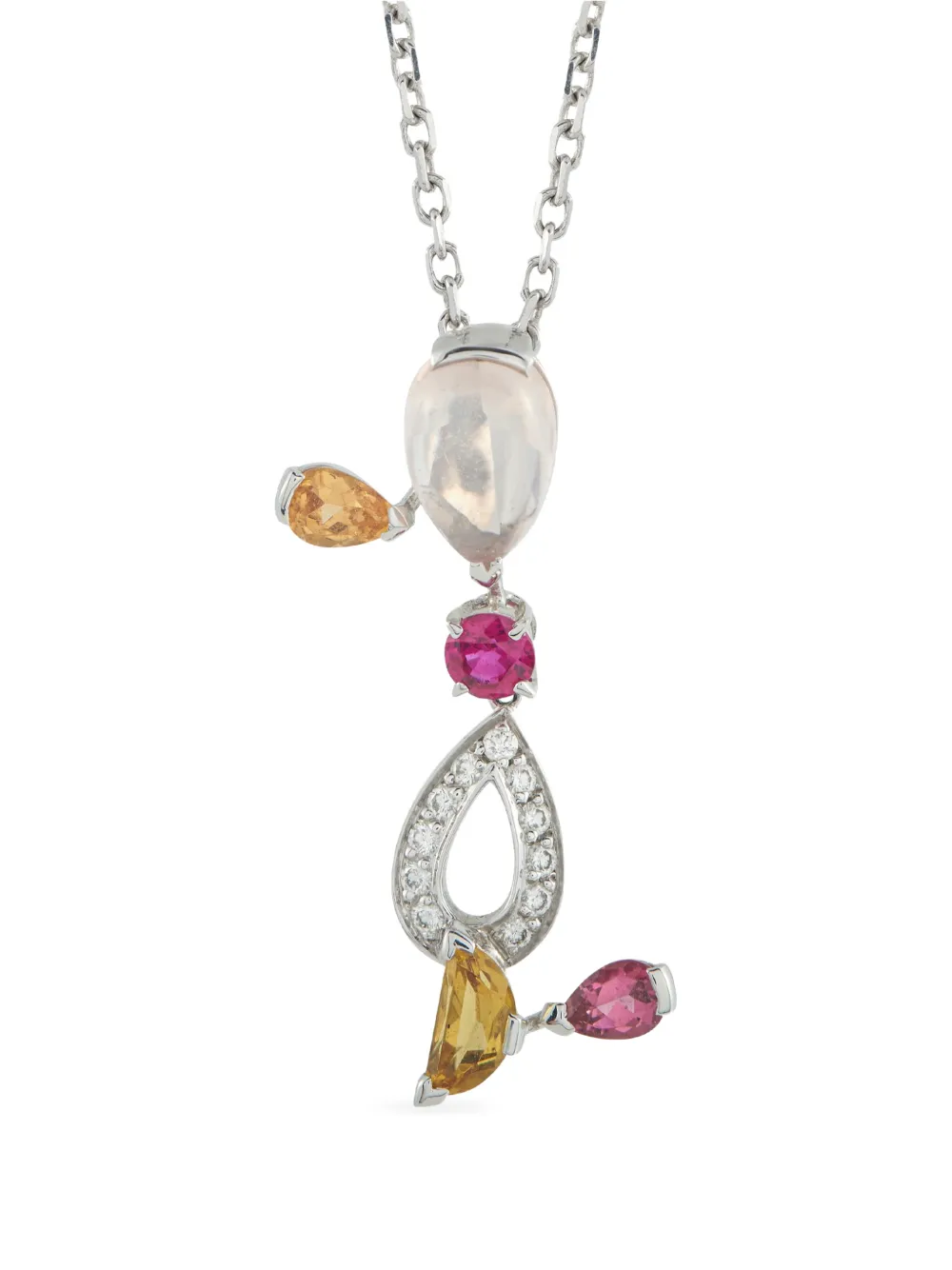 Cartier multi-stone necklace - Argento