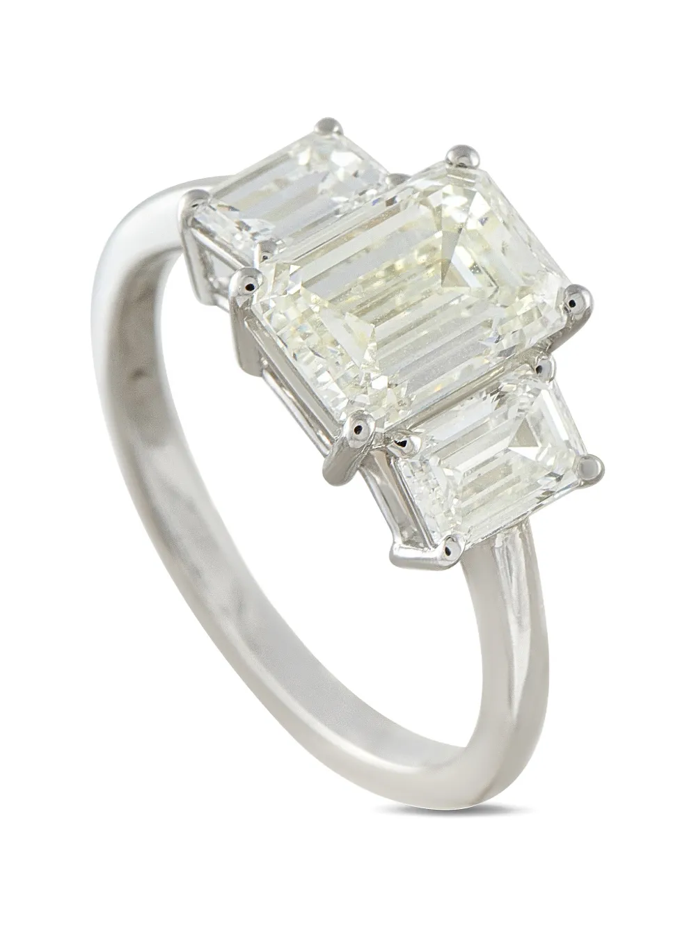 LB Exclusive diamond three-stone ring - Argento