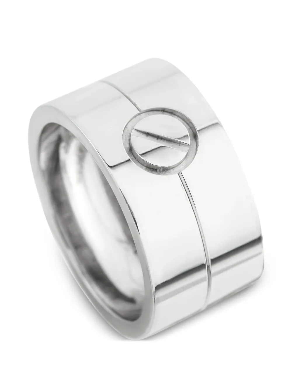 Cartier Love screw motif ring - Silber