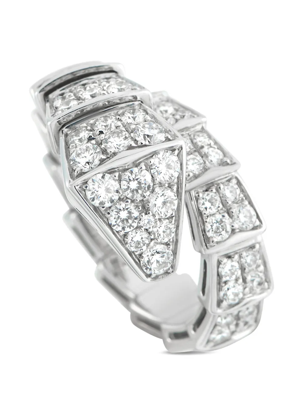 Bvlgari Pre-Owned Serpenti Viper diamond ring - Silber