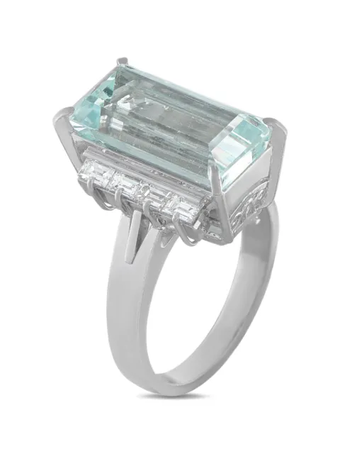 LB Exclusive Ring mit Aquamarin und Diamant