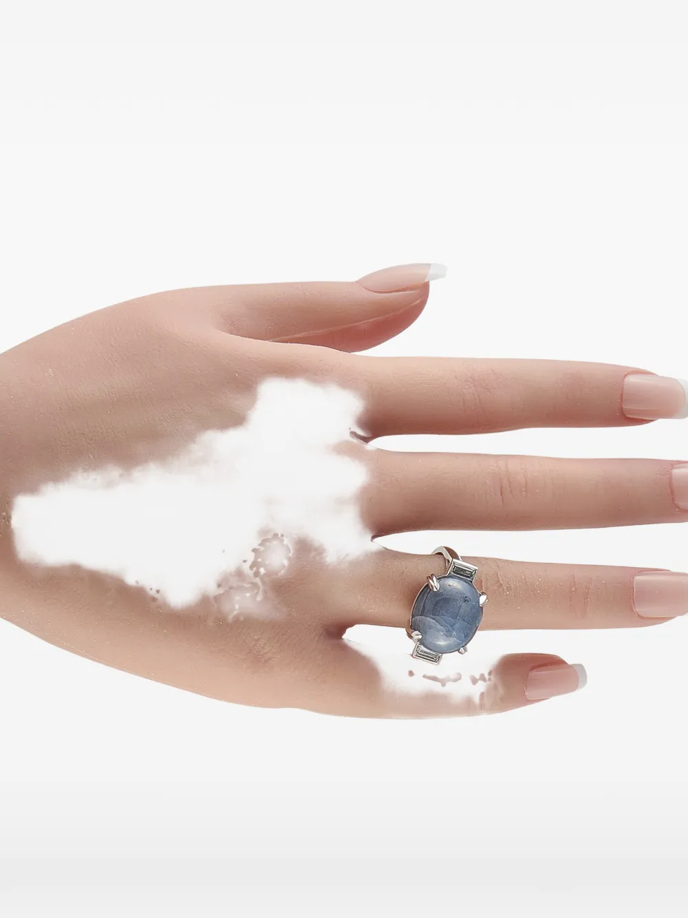 LB Exclusive sapphire and diamond ring - Silber