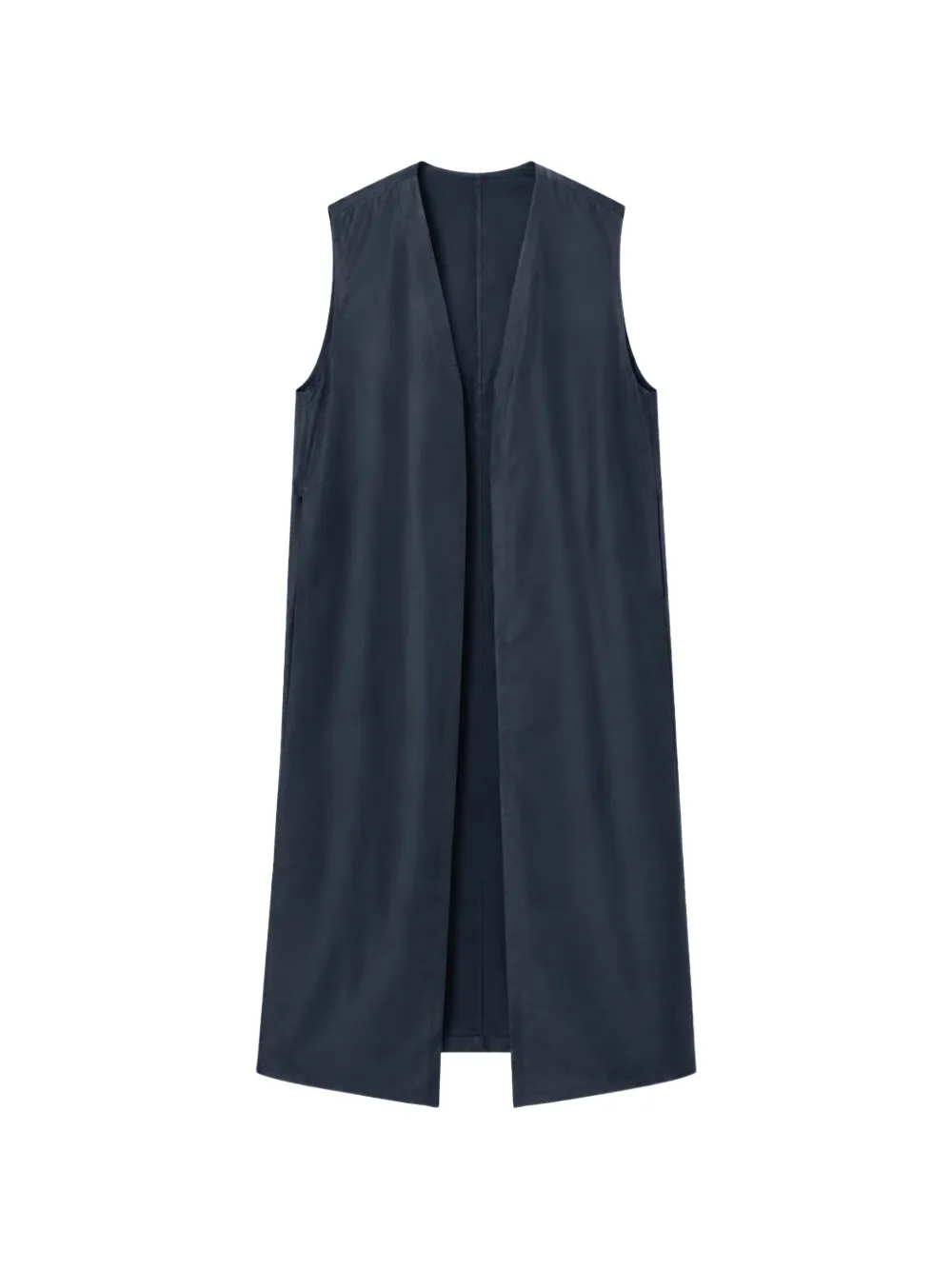Liviana Conti Ezra longline sleeveless jacket - Blu