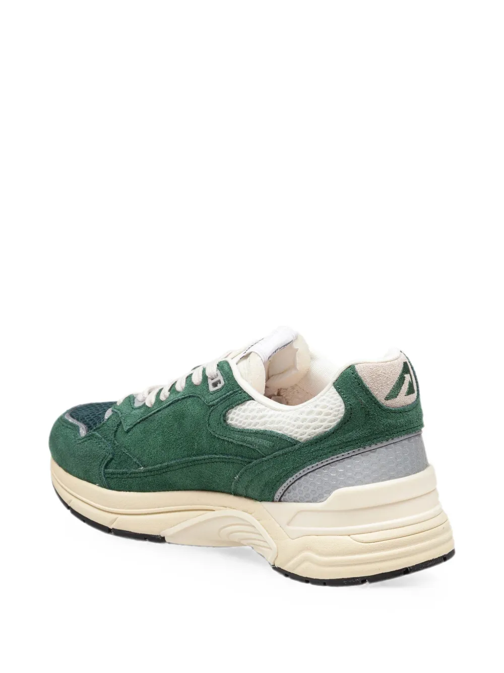 Autry Hyperway suede-panelled sneakers Groen