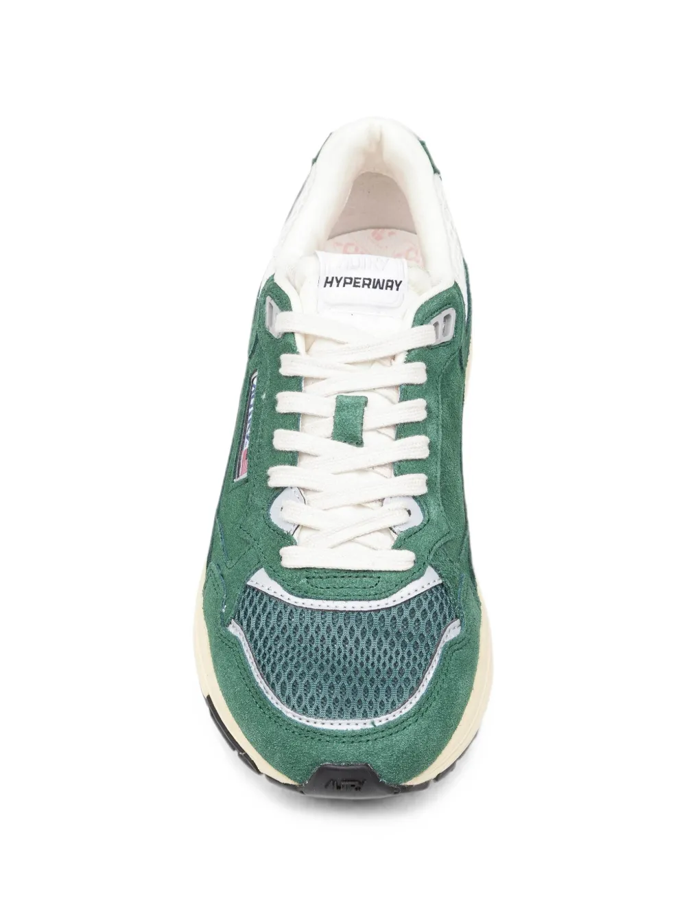 Autry Hyperway suede-panelled sneakers Groen