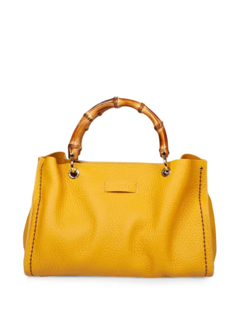 VISONA` Posillipo bamboo-handle tote bag