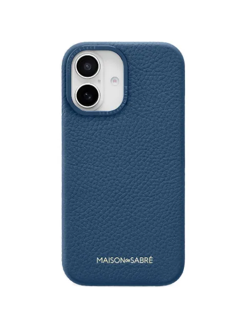 MAISON de SABRÉ iPhone 16 DriTan pebbled leather phone case