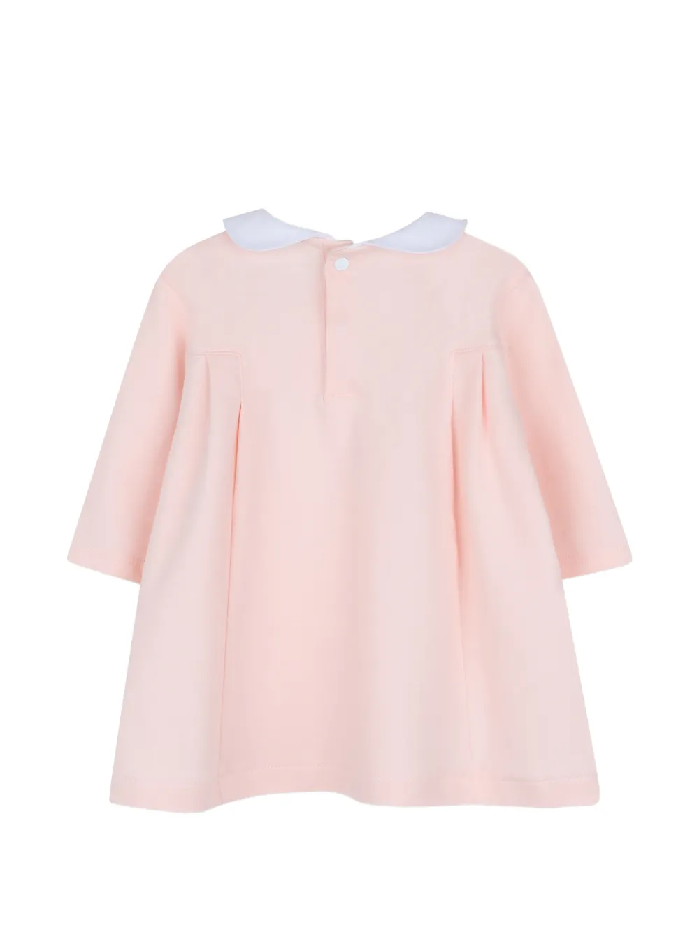 Karl Lagerfeld Kids Choupette geplooide katoenen-jurk Roze